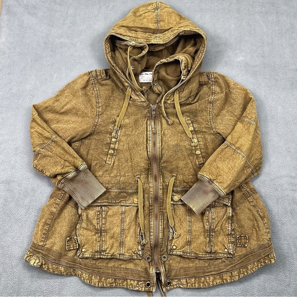 We The Free Jackets & Blazers - We The Free Brown Utility Jacket Size M